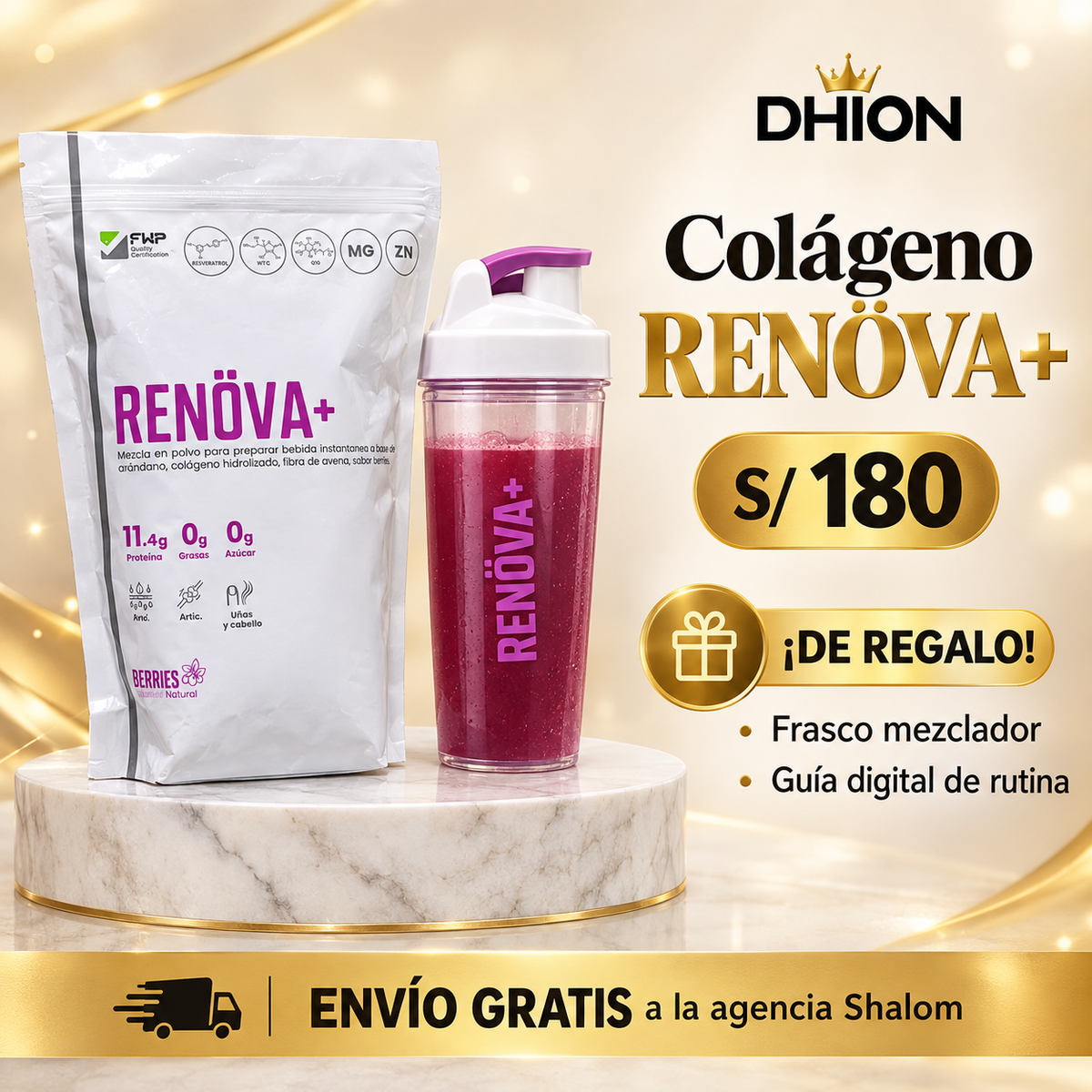 Colágeno RENÖVA-Dosis Diaria De Juventud 🤩